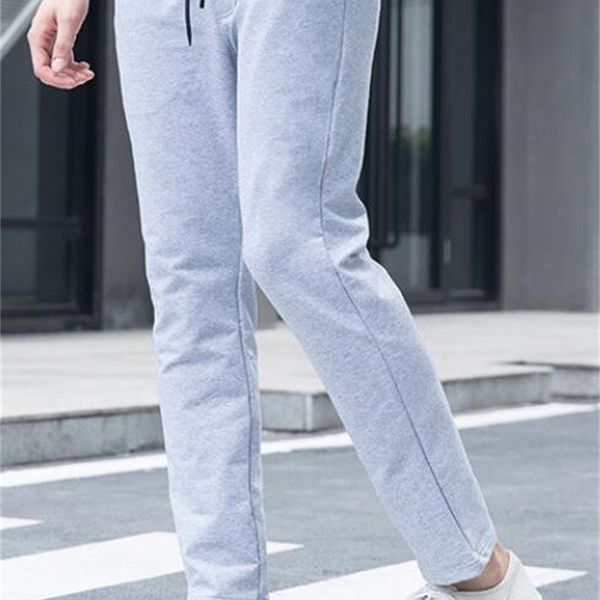 

men's thin harem trousers straight casual sports pants 201128, Black