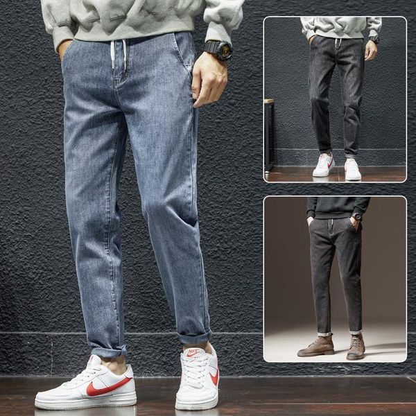 

men's jeans autumn / winter 2021 for young men, Blue