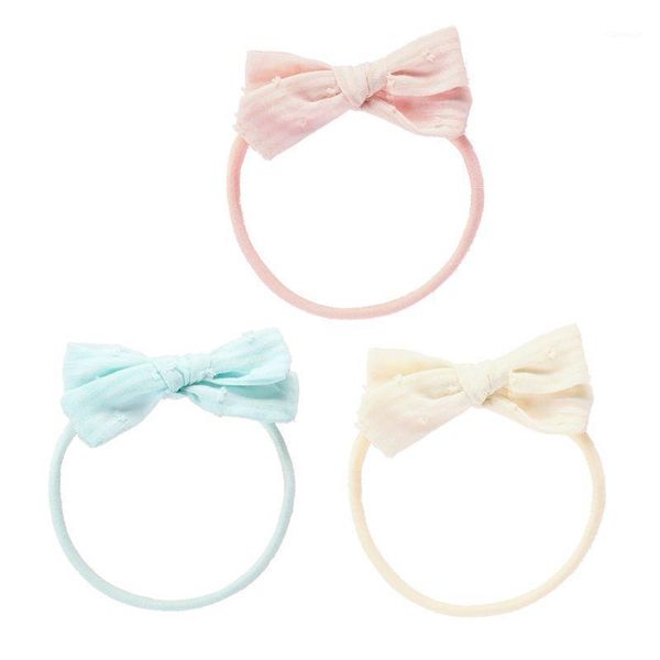 

hair accessories baby girl headband infant cloth tie bows headwear born headwrap1, Slivery;white