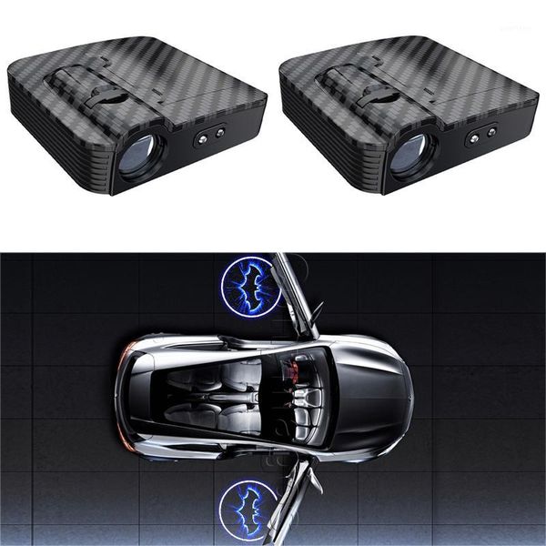 

1pcs new car door wireless welcome lamp universal projection lamp wireless spotlight infrared sensor light for car all model1