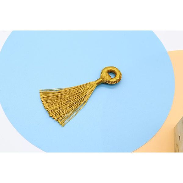 

2 10pcs polyester multicolor ring braid tassels diy jewelry curtain decorative accessories key bag pendant craft tassel fringe h jllkwa
