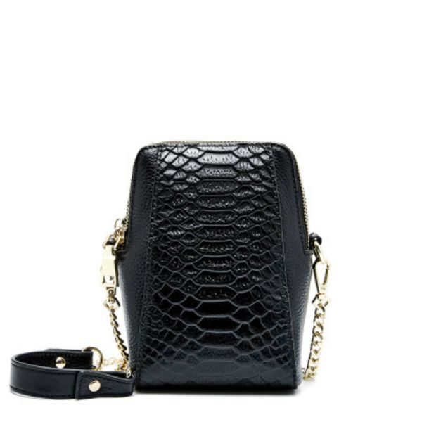 

women's leather cross-body body mobile phone bag for ladies purse, Brown;gray