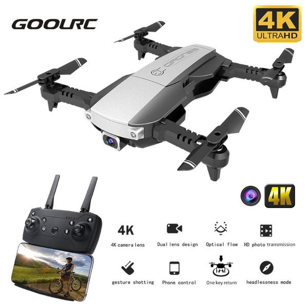 

goolrc h3 rc drone 4k camera real-time image transmission wifi fpv optical flow foldable rc quadcopter helicopter toy for kids