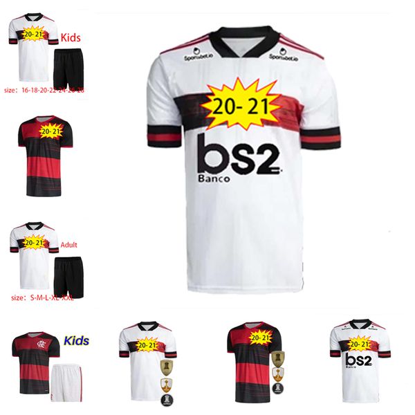 

thai 20 21 flamenco kids kit socks soccer jerseys flemish guerrero diego gerson 110th vitinho vinicius gabriel b football shirt, Black;yellow