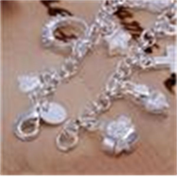 

925 sterling bracelet,925 silver bracelet jewelry,6pcs/lot dssb-066,omen's