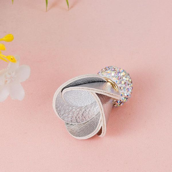 

5pc mini diamond rose flower tassel fringe diy keychain earrings making curtain sewing accessories pendant flowers craft tassel h sqcapk