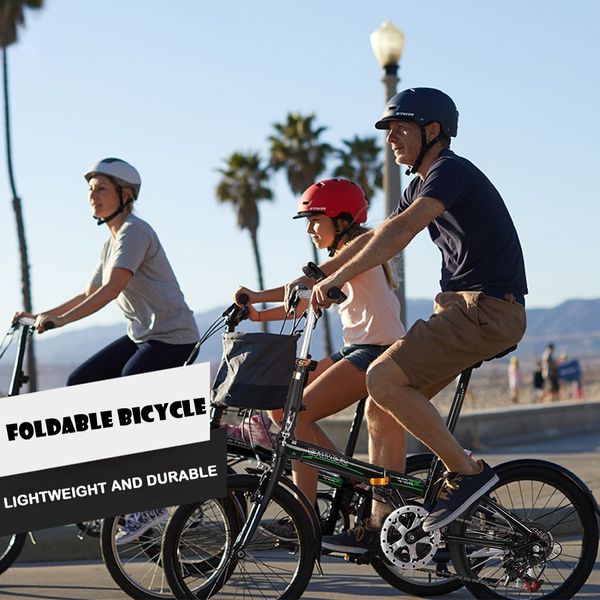 

досуг 20 дюймов 7 скоростных городских складных мини-компактных велосипедных велосипедов