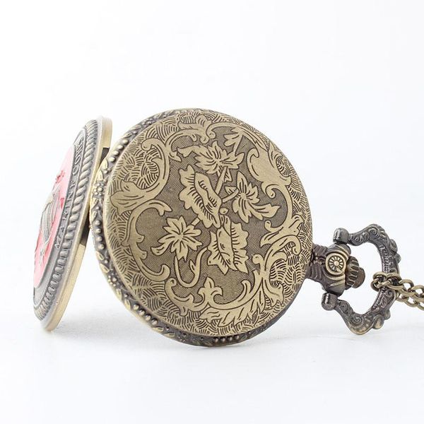 

бронзовый циферблат соединенные штаты marine corps мода кварцевые карманные часы лучшие подарки для мужчин женщины cf1033 jllqta, Slivery;golden