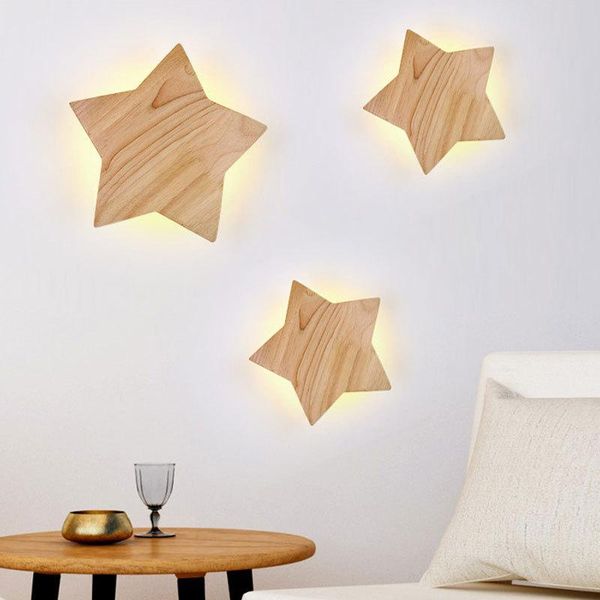 

wall lamp nordice bed nordic decoration home blue light crystal wood aisle bedside bedroom deco