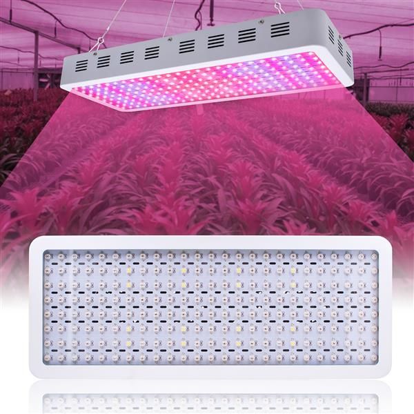 3000 W Çift Cips 380-730nm Tam Işık Spektrum LED Bitki Büyüme Lambası Beyaz Premium Malzeme Işıkları Büyümek