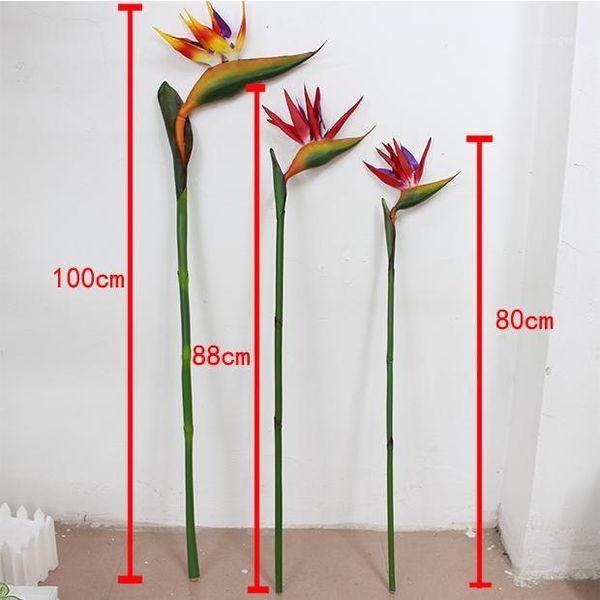 

decorative flowers & wreaths diy projects home decor artificial plant flower arrangement material hand-feeling bird of paradise flowers1