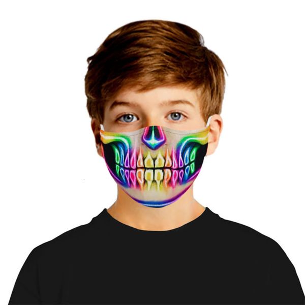 

reusable skull cotton fashion sports halloween cosplay face masks dust warm windproof mask