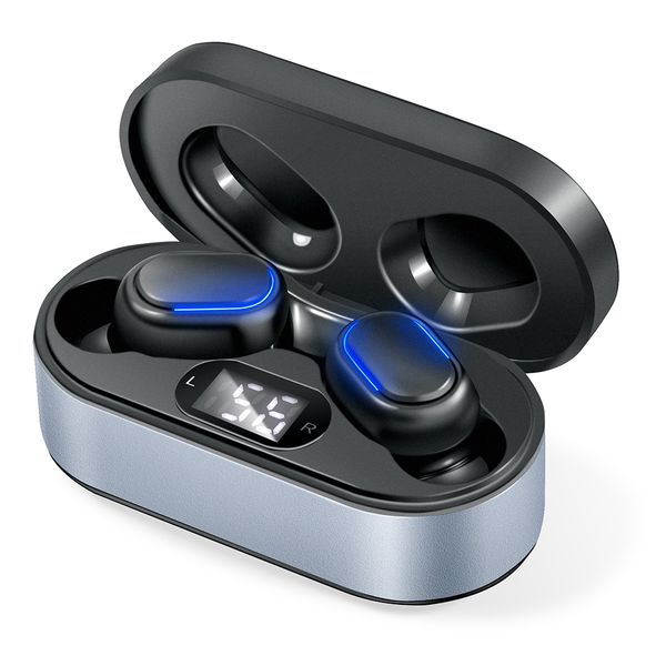 

2020 новые 5.0 наушники bluetooth наушники портативные беспроводные наушники handsfree sport для бега с зарядной коробкой стерео свободный о