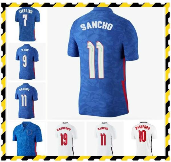 

2020 rashford kane soccer jersey 2021 kane sterling vardy rashford dele 20 21 sancho abraham football shirt men + kids kit uniforms, Black;yellow