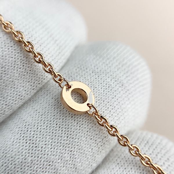 

love charm diamond stainless steel necklace gold necklace classic natural malachite letter pendant and diamond ladies fashion jewelry gift f, Silver