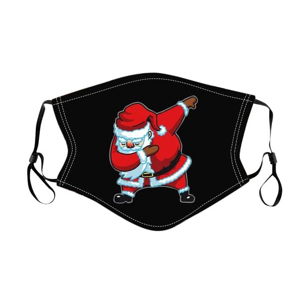 

christmas face masks washable mouth fabric facial mask for protection reusable santa earloop mouth caps mondkapjes wasbaar bbyhzy