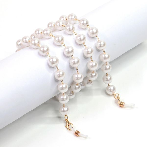 

fashion elegant big pearls chic punk glasses chains for women sunglasses holder metal beads eyewear accessories jewelry h jllhhg