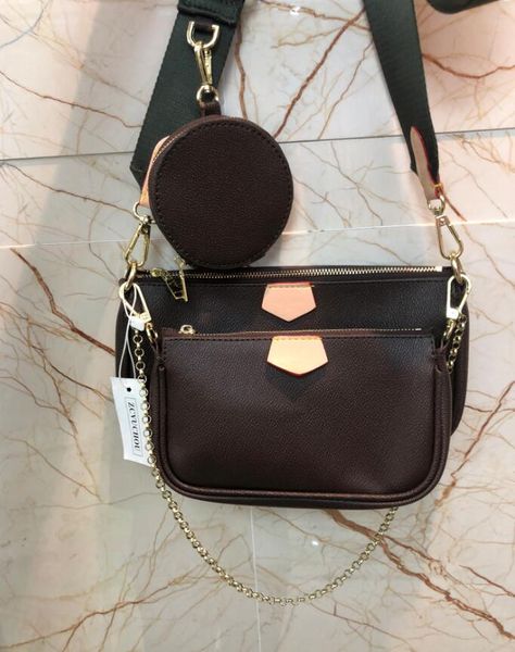 

handbags shoulder piece classic new bag purs lady bags messenger bag package, three women satchel cross body set lady leather with hulmg