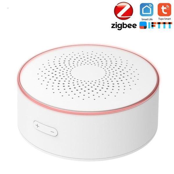 

zigbee tuya smart home security wifi siren alarm sensor smart life wireless strobe siren alarm sensor mobile app remote control1