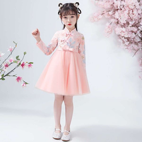 

and princs spring super fairy children's skirt foreign sle baby autumn little girl tang drs, Red;yellow