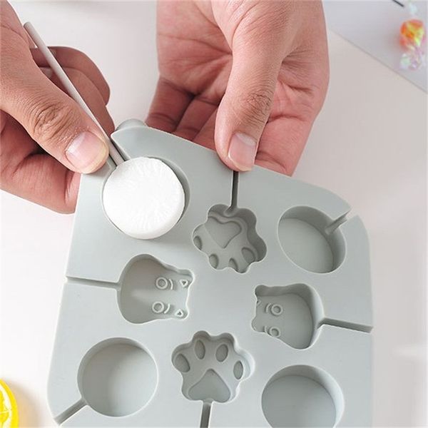 

diy lollipop mould cherry butterfly rabbit panda paw square children candy moulds chocolates molds fit baking tools 4 8yxa e1