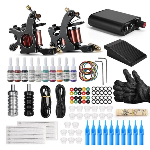 

tattoo machine kit tattoo power supply ink