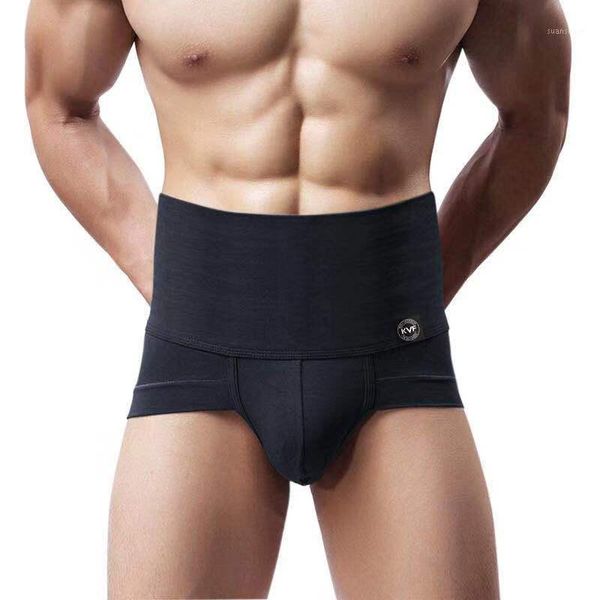 

men high waist body shaper male shapewear body abdomen tight fitting underwear bulifter corset men shaperwear boxer briefs1, Black;brown