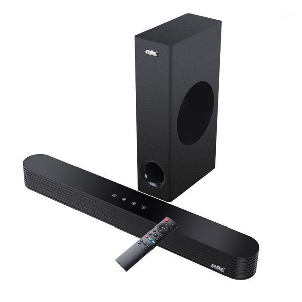 

120w home theater sound system soundbar 2.1 tv bluetooth speaker support optical aux coaxial sound bar subwoofer speakers for tv1