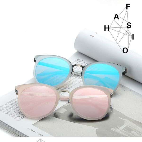 

2021 new oval sunglasses women vintage pilot coating glasses with metal frame sunglass vocation accessories wd2524 h7su, White;black
