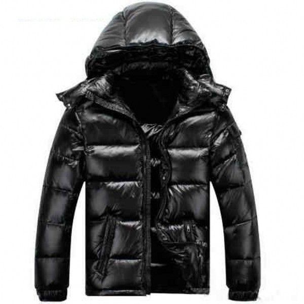 

mens jacket parka men women classic casual down jacket coats mens outdoor warm feather winter jacket coat outwear, Black
