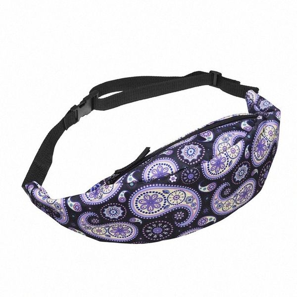 

purple amoeba waist chest bags pocket chest shoulder bag waist pack pouch purse for ladies women fashion fanny packs belt bags messeng p1ne#