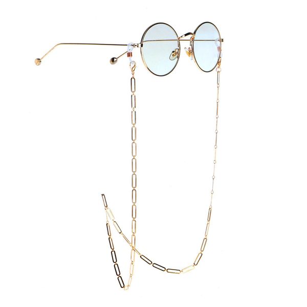 

2020 fashion simple gold color thick glasses cord metal eyeglasses chain sunglasses strap jewelry 2020 fashion h jllwbm