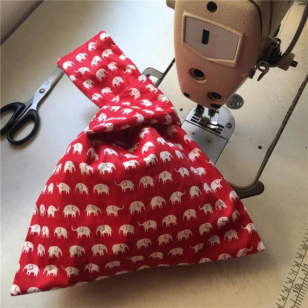 

yile handmade хлопок twill wrap twild узел узел монета телефон сумка белый слон красная база 8326c h bbykmr