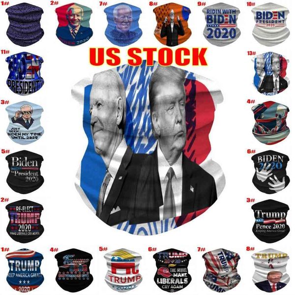 

magic cycling biden riding ice 14 styles scarf 2020 flags bicycle dhl shipping 6069 bike silk face cycling bandanas biden mask mask hea tafm