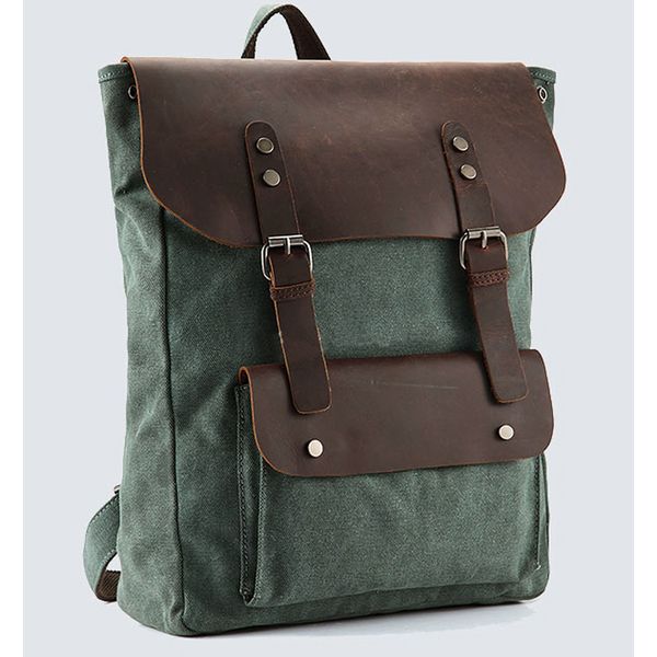 

leather from the military lone female school bagpack backpack