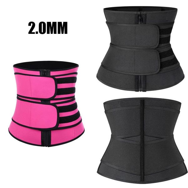 

women's shapers neoprene body shaper women waist trainer slimming sheath belly reducing tummy sweat shapewear workout trimmer belt cors, Black;white