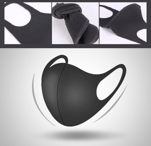 

stock 5pcs/bag party anti haze dust in washable reusable women men dustproof mouth-muffle mask face mouth masks 30x13cm