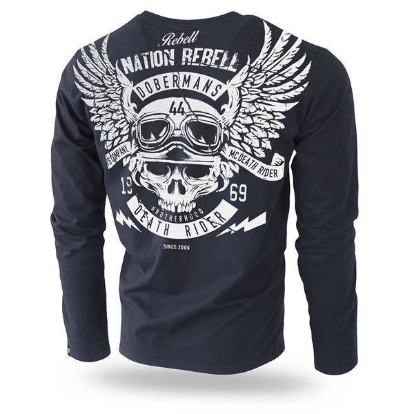 

skull shirts fitness t-shirt mens wings run casual cotton long men t loose fall sleeve breathable white black fashion print x1214 pubj