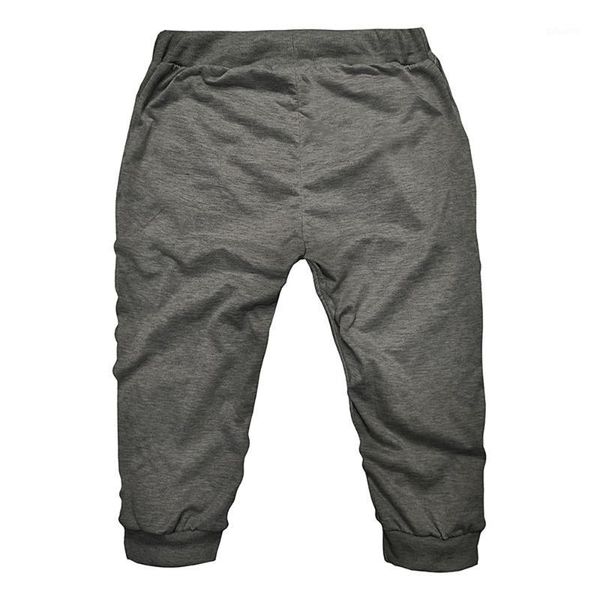 

summer men gym workout jogging pants pants fit elastic casual sportswear hip hop 2019 new fashion w3111, Black