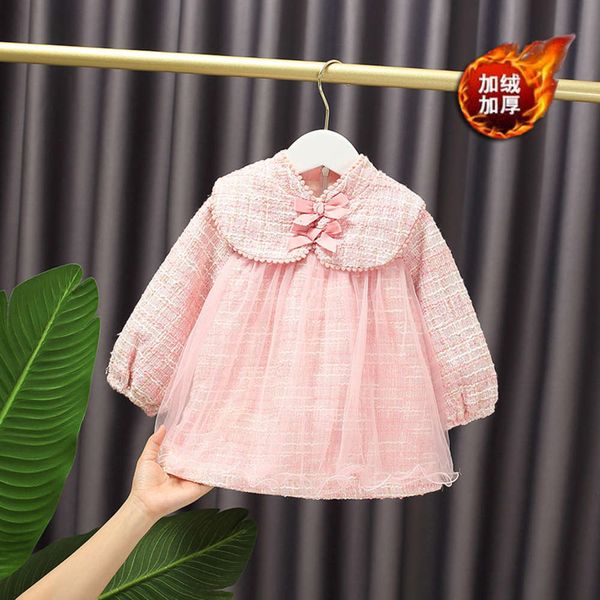 

thickened version girls' lady 2020 winter korean fashion princs skirt mh drs e20414 6138, Red;yellow