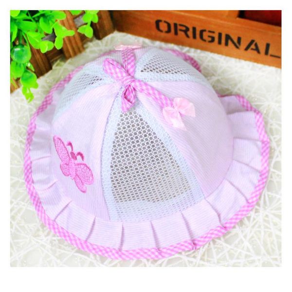 

trendy outdoor baby girls boys toddlers butterfly cotton summer sun hats caps trendy qyliam, Yellow