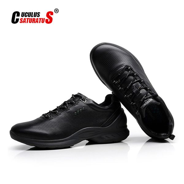 

genuine leather shoes men brand footwear non-slip thick sole fashion men's casual shoes male cowhide loafers 837514 c1120, Black