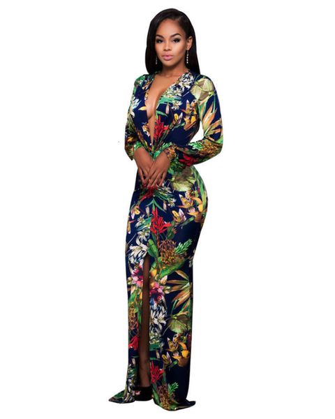 

deep v sleeve drs long printed skirt fb8b026d ovyk, Black;gray