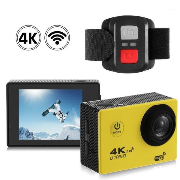 

camcorders 4k wifi 2.4g outdoor camera 1080p ultra hd 30m waterproof 170Â° wide angle portable diving bike dvr1