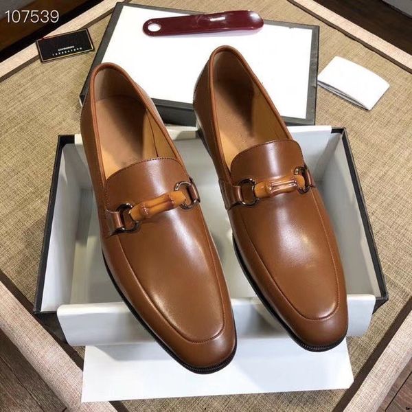 

brand work shoes breathable men's oxford shoe dress shoes men flats fashion genuine leather casual business shoes, Black