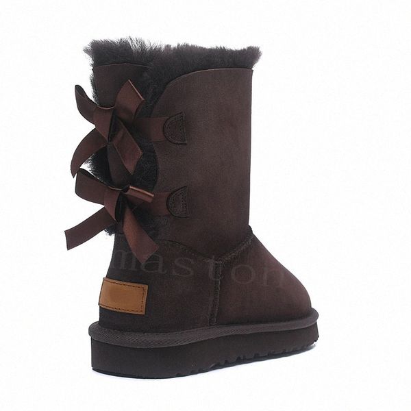 

2020 australia wgg australian boots women boot snow winter slipper botas australianas fur boot new s94x#, Black