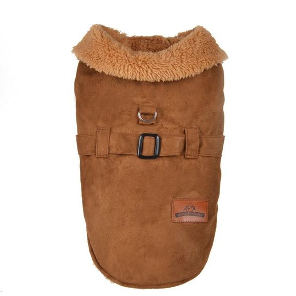 

pet dog cat vest clothvintage thickening belt winter soft warm arctic velvet jacket coat xs~xl pet product dog supplies