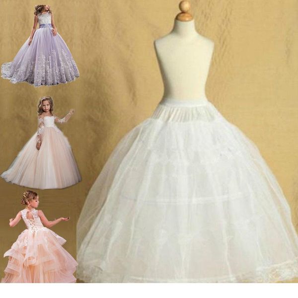 

kids petticoats for flower girls dresses little girls crinoline 2 hoop skirt petticoat lolita skirt underskirt vestido wmtrhx