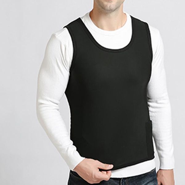 

men' tank fashion outdoor mens self-heating warm clothing heated for riding skiing fishing charging via man #t2g, White;black