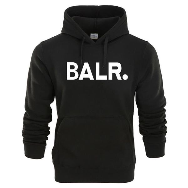 

harajuku hoodie men's top punk street trend balr. напечатанный мужской пуловер толстовки падение доставки хорошего качества, Black